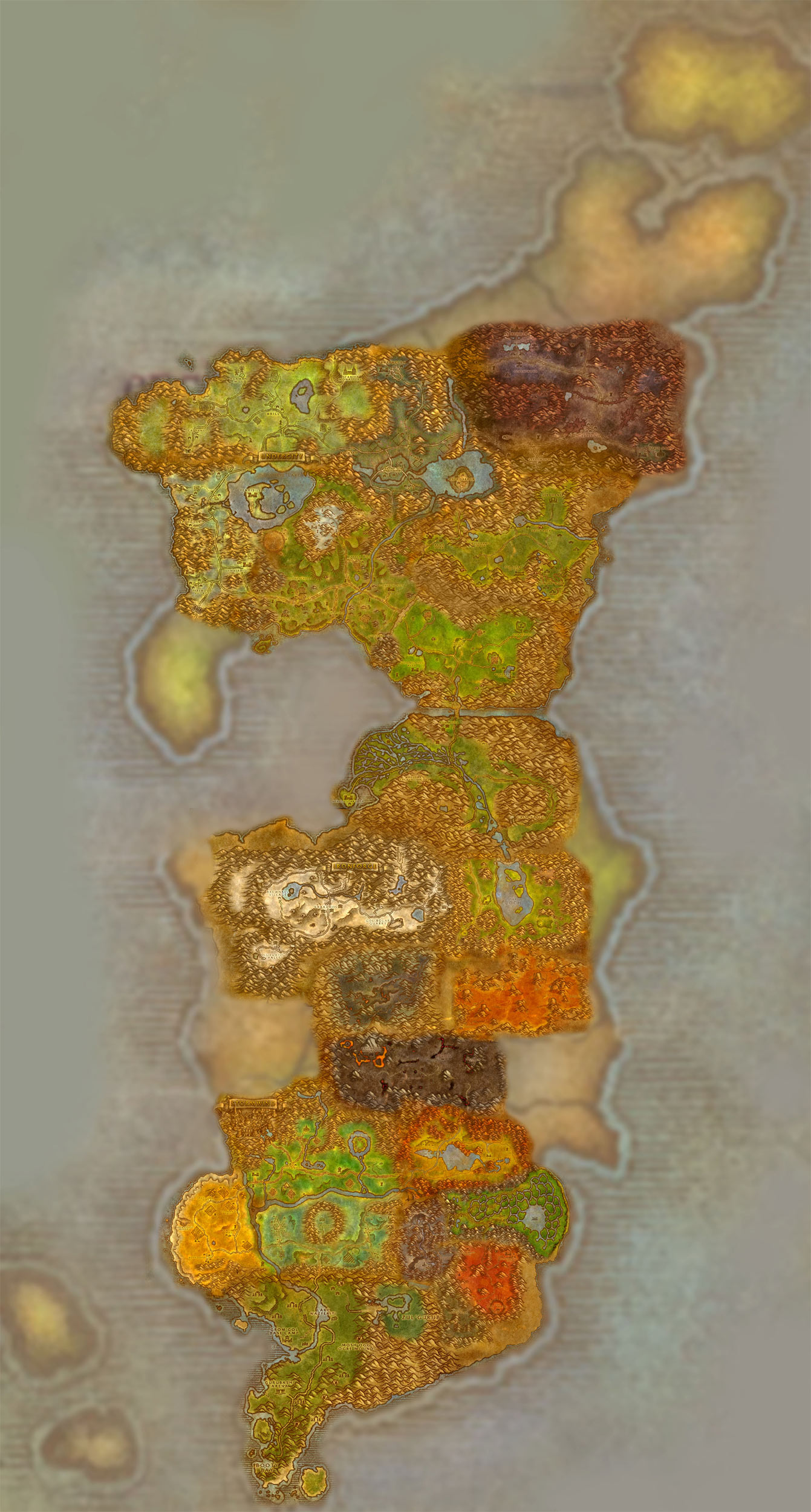Voici les Terres d'Azaroth
